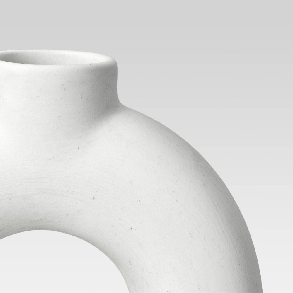 Project 62 Donut White Vase Ceramic NWT - Picture 3 of 6